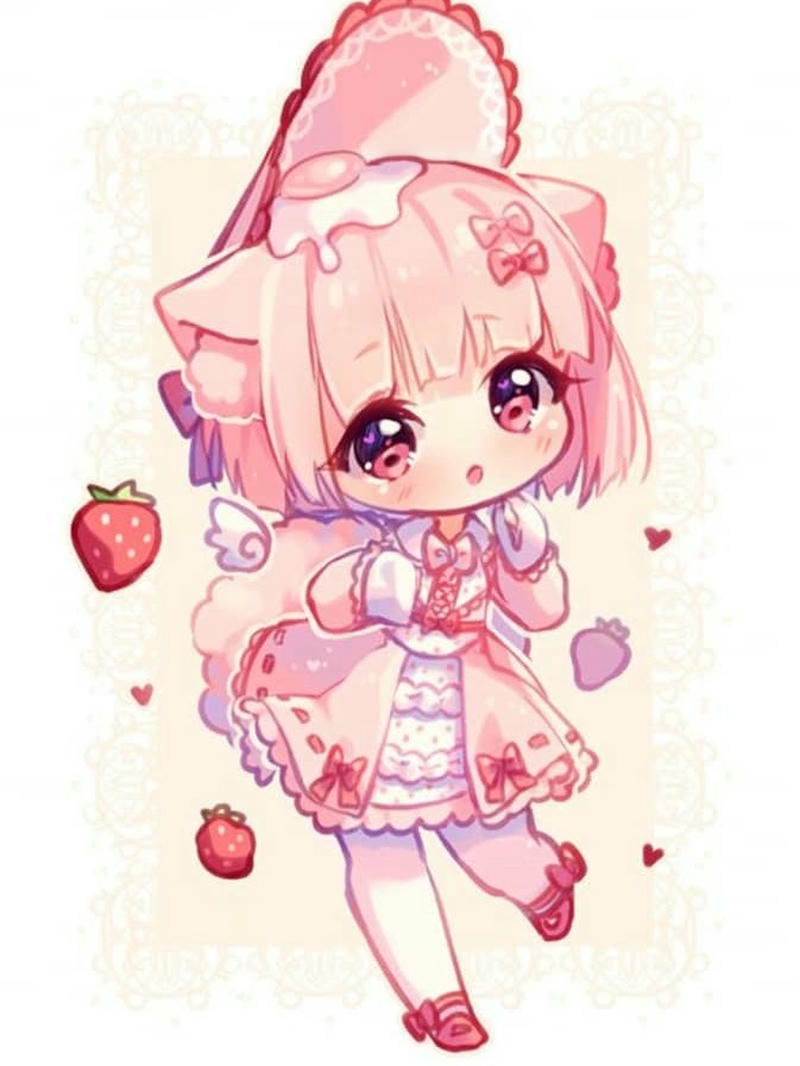 ảnh anime chibi vẽ tay cute