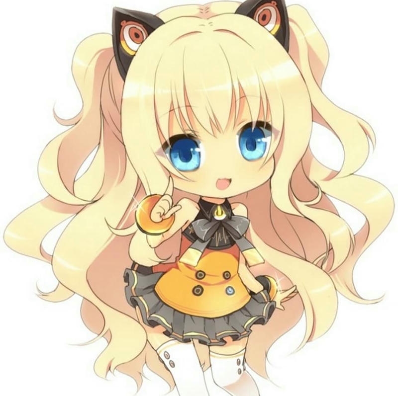 anime chibi màu sắc pastel