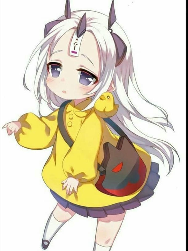 anime chibi nghệ thuật đáng yêu